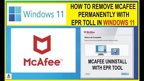mcafee endpoint removal tool|Guide for completely removing McAfee .
